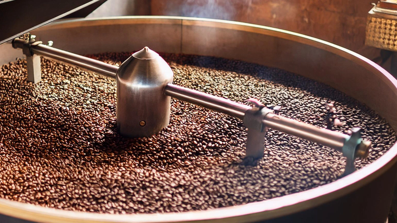 Mesin roasting kopi premium di Malang