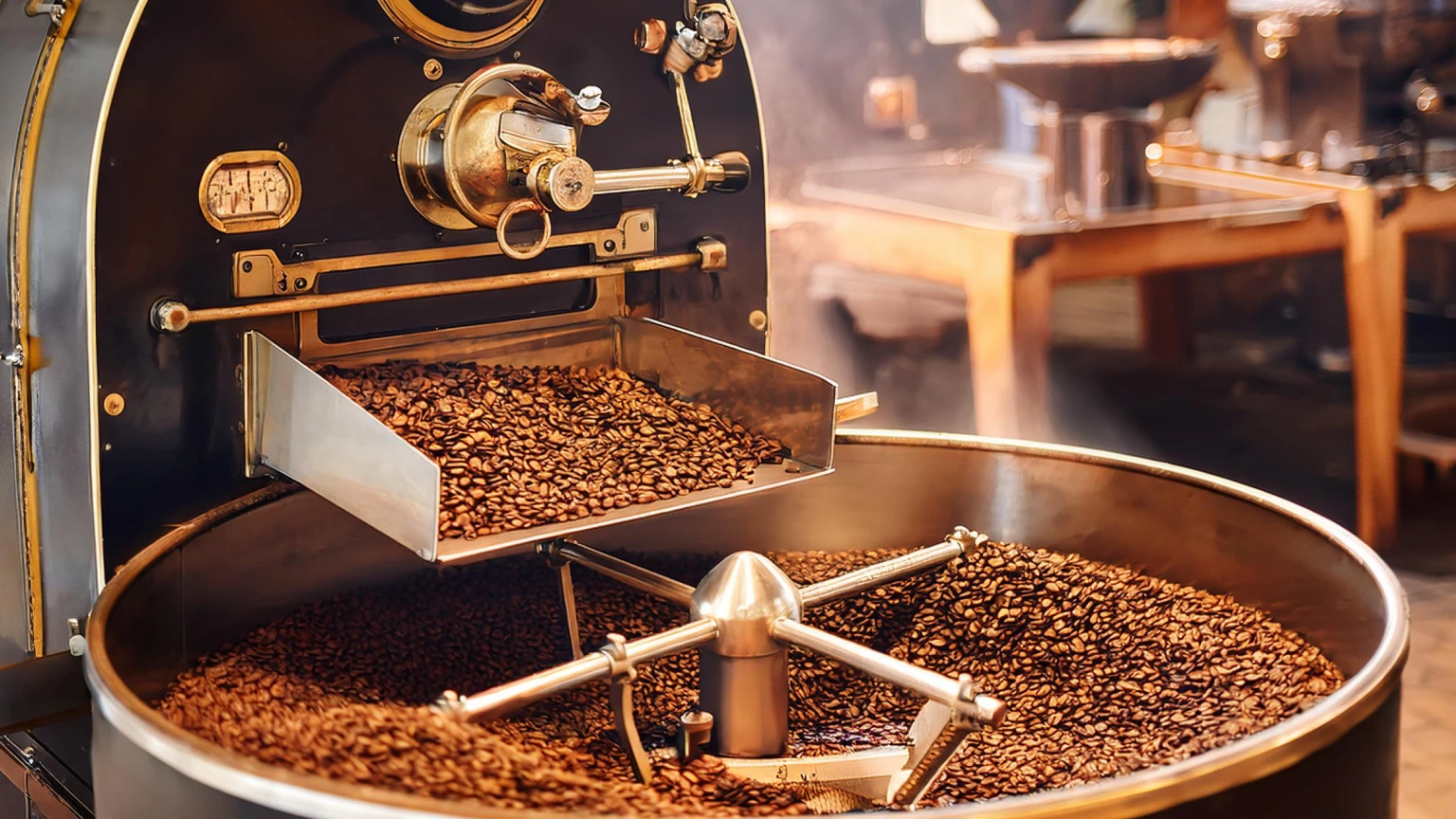 Mesin roasting kopi untuk meningkatkan aroma di Malang